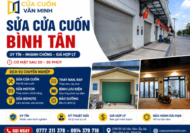Sửa cửa cuốn Bình Tân Uy Tín 
