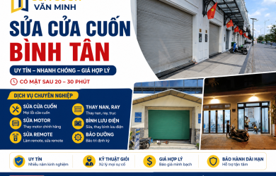 Sửa cửa cuốn Bình Tân Uy Tín 