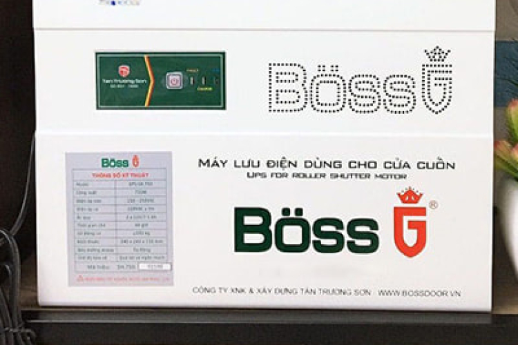 Lưu điện cửa cuốn Bossdoor